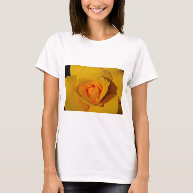 Gelbe Rose T-Shirt (Vorderseite)