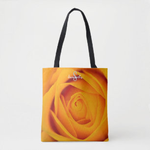 Gelbe Rose Tasche