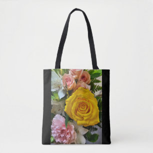 Gelbe Rose Tasche