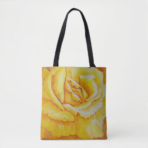 Gelbe Rose Tasche