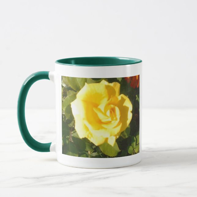Gelbe Rose Tasse (Links)