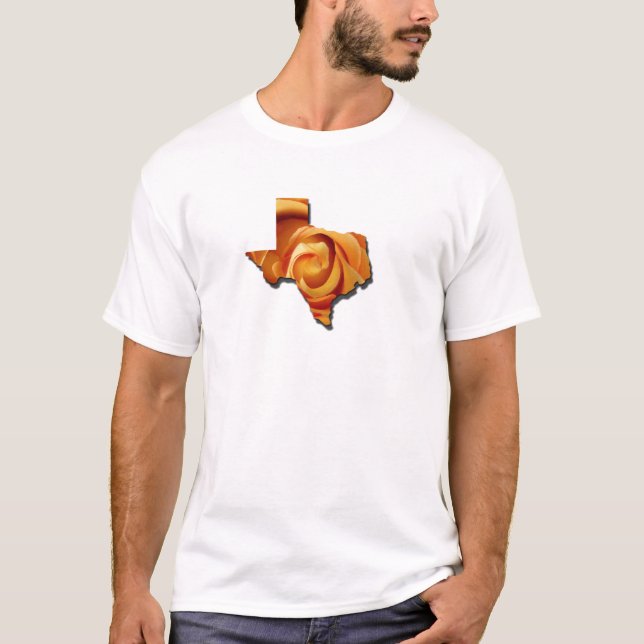 Gelbe Rose Texas T-Shirt (Vorderseite)