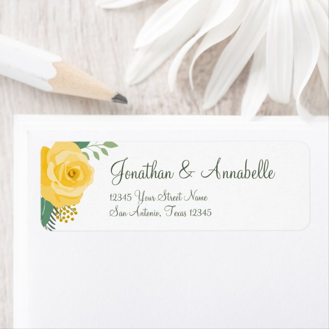 Gelbe Rose von Texas Hochzeit (Insitu)