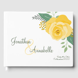 Gelbe Rose von Texas Hochzeit Gästebuch