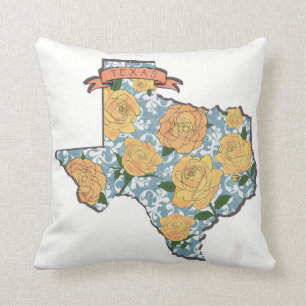 Gelbe Rose von Texas  Kissen