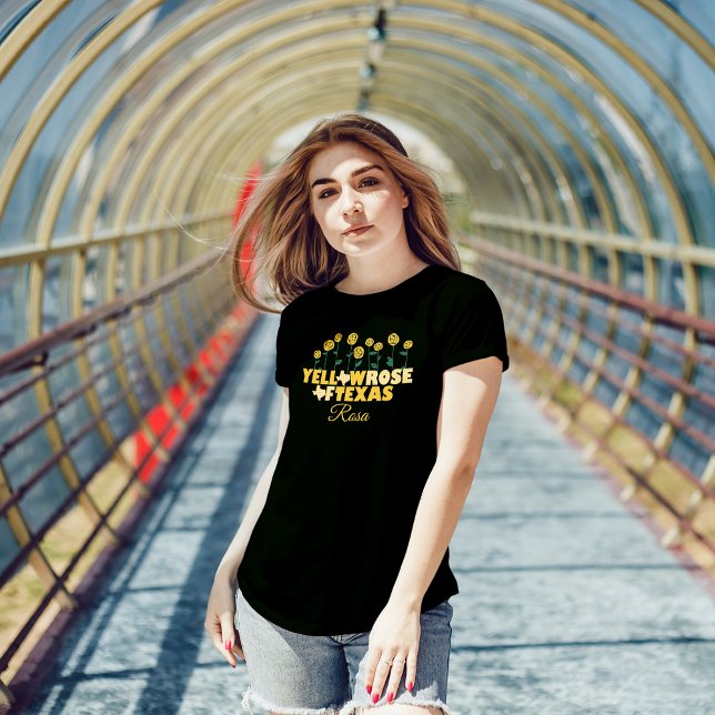 Gelbe Rose von Texas - Rose Garden T-Shirt (Von Creator hochgeladen)