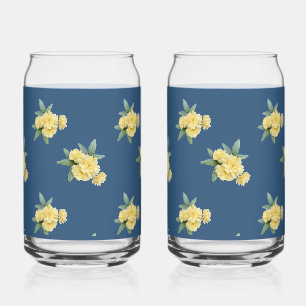 Gelbe Rosen-Dosen-Glas Dosenglas