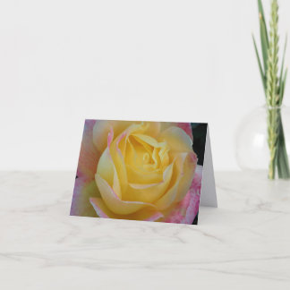 Gelbe Rosen-Fine-Art-Fotografie-Karten Dankeskarte