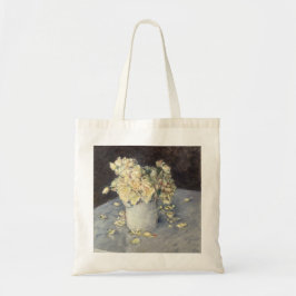 Gelbe Rosen in einer Vase von Caillebott Impressio Tragetasche