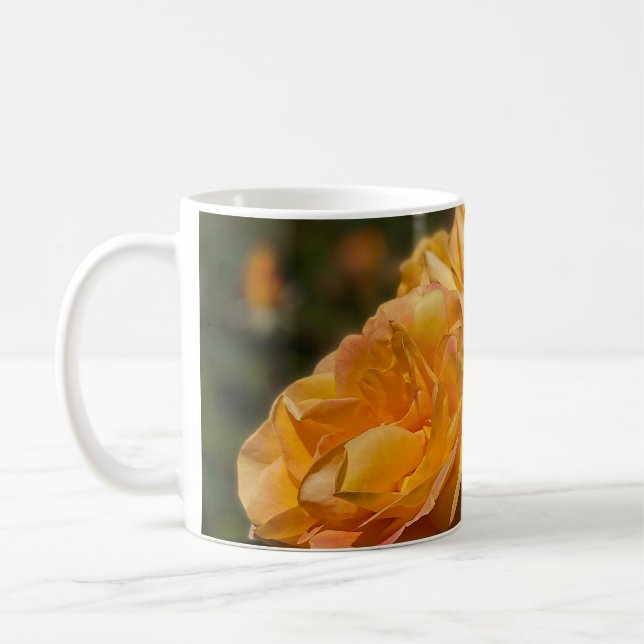 Gelbe Rosen Kaffeetasse (Links)