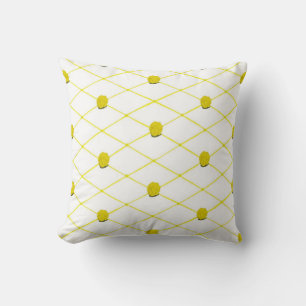 Gelbe Rosen Kriss Kreuzquilt Pattern Pillows Kissen