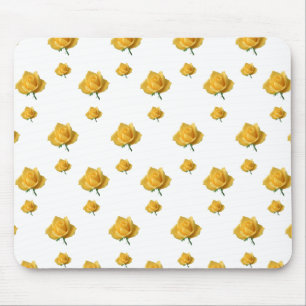 Gelbe Rosen Mousepad