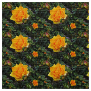 Gelbe Rosen Stoff
