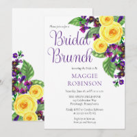 Gelbe Rosen | Violets Boho Floral Bridal Brunch