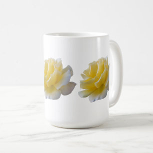 Gelbe Rosenblüten Kaffeetasse