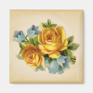 Gelbe Rosenmagneten mit weicher Oberfläche Magnet