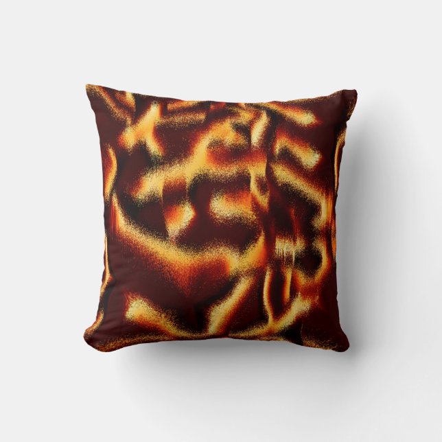 Gelbe rote Flecken sehen aus, wenn Spray oder Tint Kissen (Vorderseite)