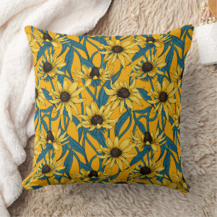 Gelbe Rudbekie Kissen