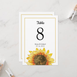 Gelbe Rustikale Sonnenblume. Hochzeitsstiftung Einladung
