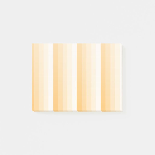 Gelbe Schattenstreifen Post-it Klebezettel (Vorderseite)