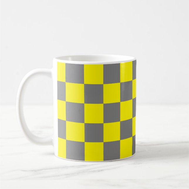 Gelbe & Schiefer Kaffeetasse (Links)
