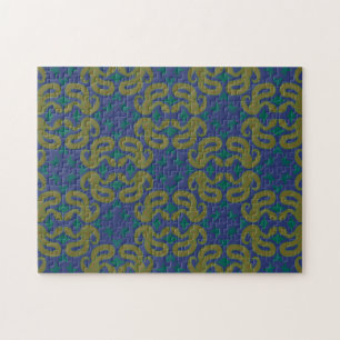 Gelbe Schlangen-Puzzle