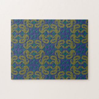 Gelbe Schlangen-Puzzle