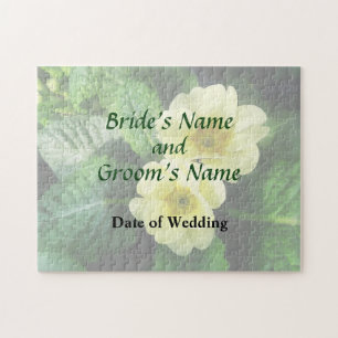 Gelbe Schlüsselblumen Nahaufnahme Hochzeitsprodukt