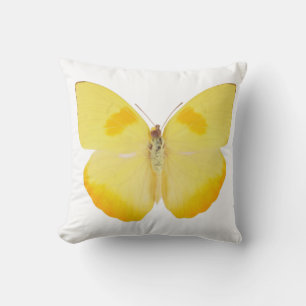Gelbe Schmetterling Kissen