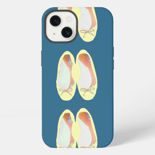 Gelbe Schuhe iPhone Hülle (Rückseite)