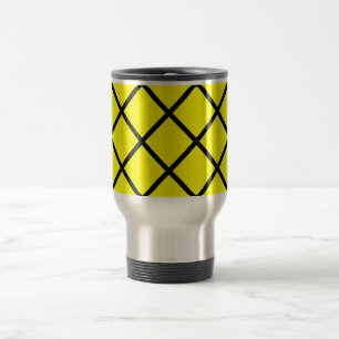 Gelbe Schwarze Kreuze Tasse