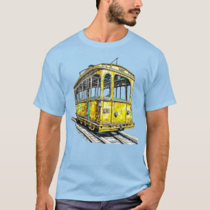 Gelbe Seilbahn T-Shirt