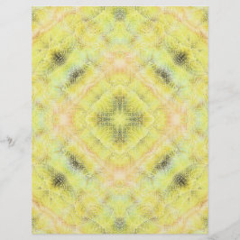 Gelbe Serene Gärten Bulk Scrapbook Papier Seiten
