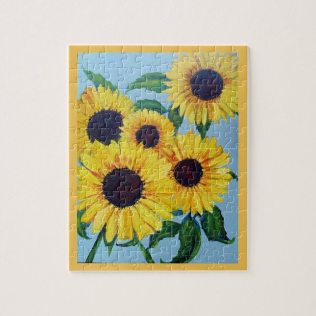 Gelbe Sonnenblume (Vertikal)