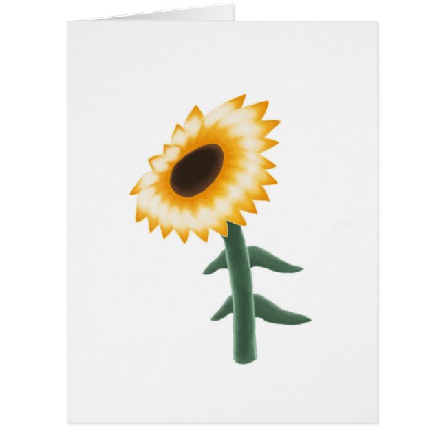 Gelbe Sonnenblume (Vorderseite)