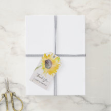 Gelbe Sonnenblume auf der Hochzeit mit weißem Wass