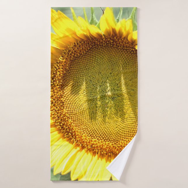 Gelbe Sonnenblume Badehandtuch (Badehandtuch)