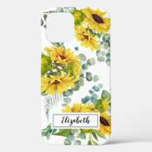 Gelbe Sonnenblume Blütenblume OtterBox iPhone Case