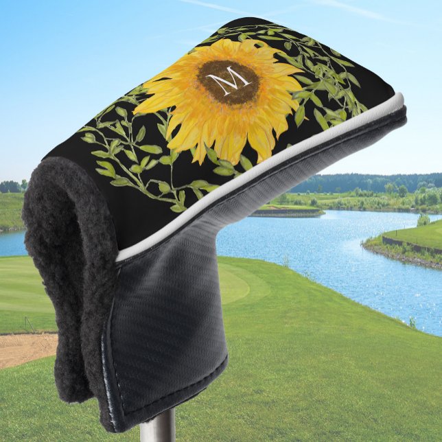 Gelbe Sonnenblume, Blütenblütenweibchen Golf Headcover (Von Creator hochgeladen)
