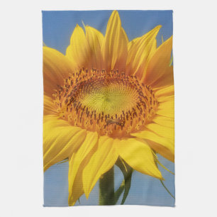 Gelbe Sonnenblume Geschirrtuch