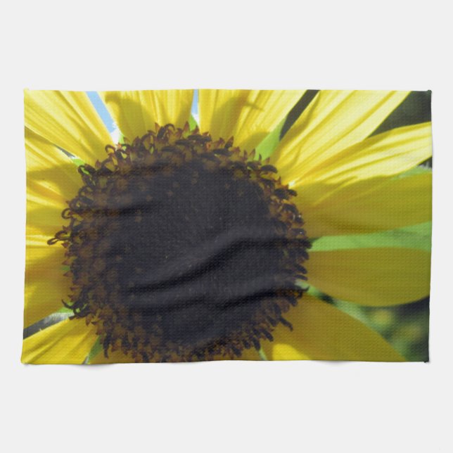 Gelbe Sonnenblume Handtuch (Horizontal)
