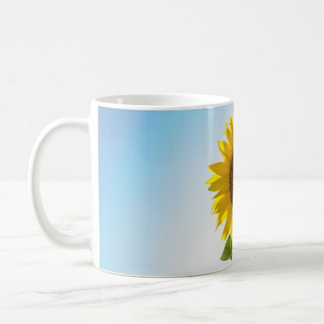 Gelbe Sonnenblume Kaffeetasse (Links)