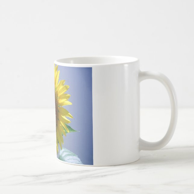 Gelbe Sonnenblume Kaffeetasse (Rechts)