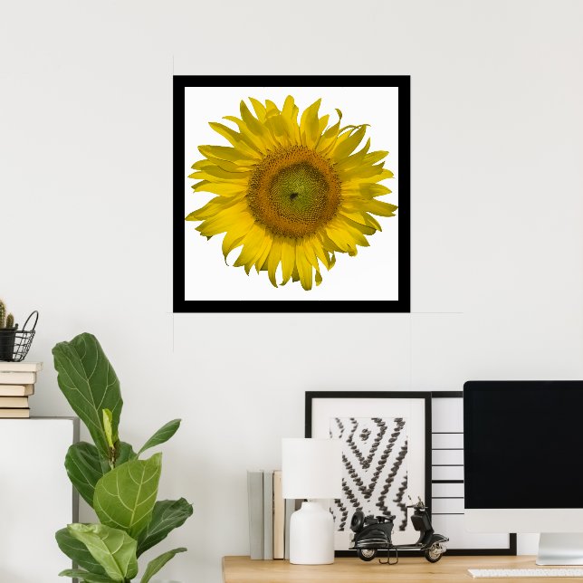 Gelbe Sonnenblume Poster (Heimbüro)