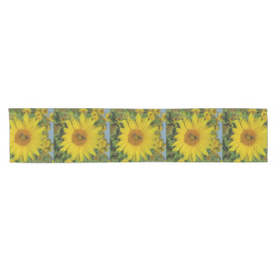 Gelbe Sonnenblume Sommerblüte Kurzer Tischläufer