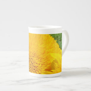 Gelbe Sonnenblumen Bone China Tassen Blumen