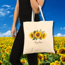 Gelbe Sonnenblumen Brautparty Geschenk