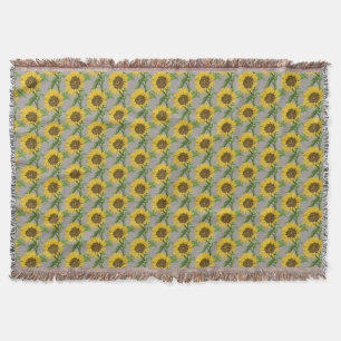 Gelbe Sonnenblumen Decke