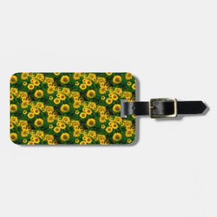 Gelbe Sonnenblumen Gepäckanhänger