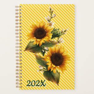 Gelbe Sonnenblumen Jährlich Planer